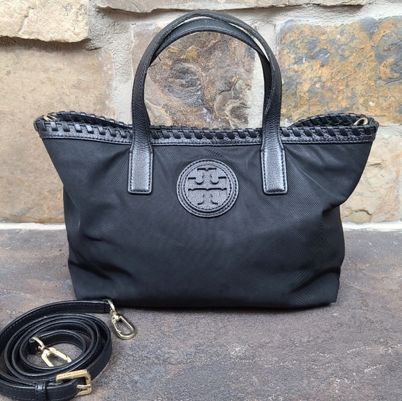 SOLD Tory Burch Marion Whip Stitch Nylon Crossbody - Picture 2 of 11